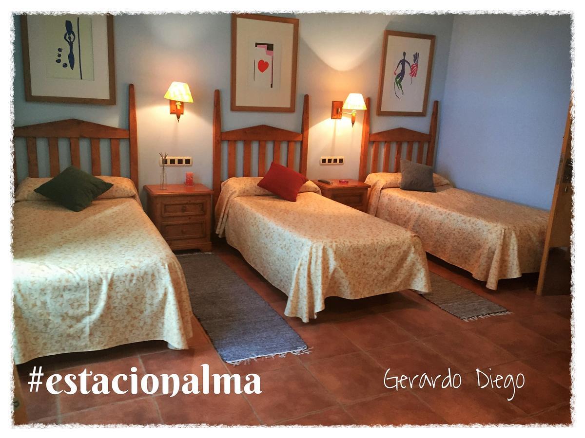 Hotel Rural La Estacion Del Alma Almazán Esterno foto